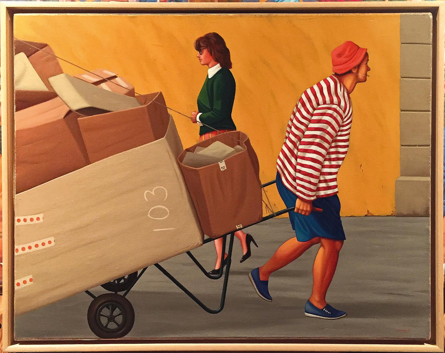 Jan Šafránek, Altpapiersammler, 1986