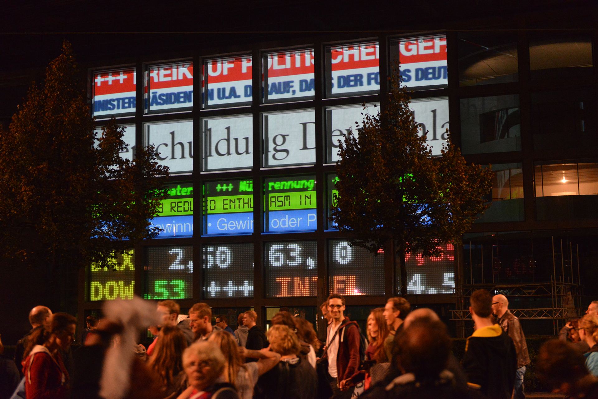 Lichtfest Leipzig 2014 - Textraum ©Punctum/Zeyen